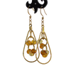 Boucles d'oreilles rocaille Topaz seedbeads earrings